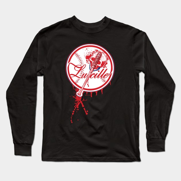 Lucille Baseball Logo Long Sleeve T-Shirt by doombxny1